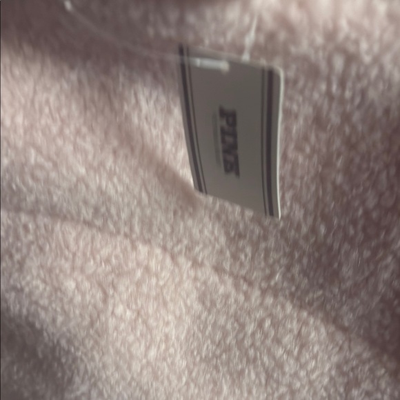 Victoria's Secret Soft Pink Fleece Shoulder Bag - Picture 7 of 7